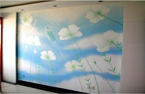 芷江县画墙绘怎么画好白云的蓬松感？