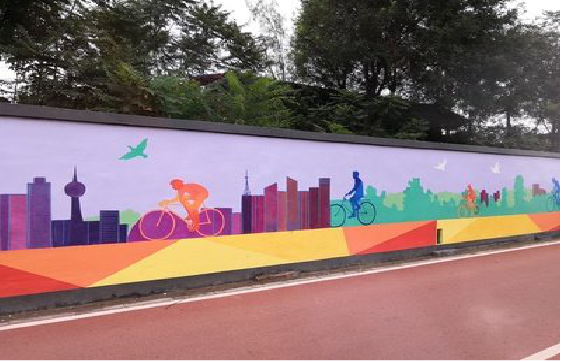 芷江县墙体彩绘-围墙