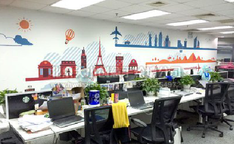 芷江县教你设计办公室墙绘的方法。