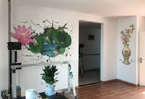 芷江县墙体彩绘相比墙纸的优势。