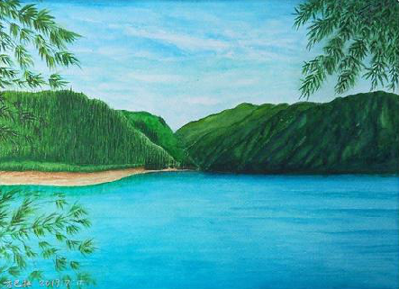 芷江县在墙绘中，如何绘画绿水青山？